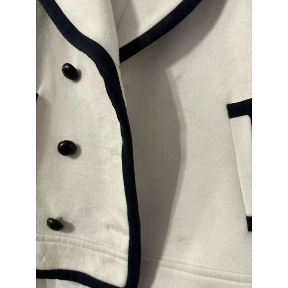 J. Crew Wool Peacoat Double Breasted MISSING BUTTONS Size 2 - Picture 4 of 4